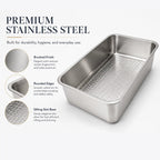 Stainless Steel Sifting Cat Litter Tray
