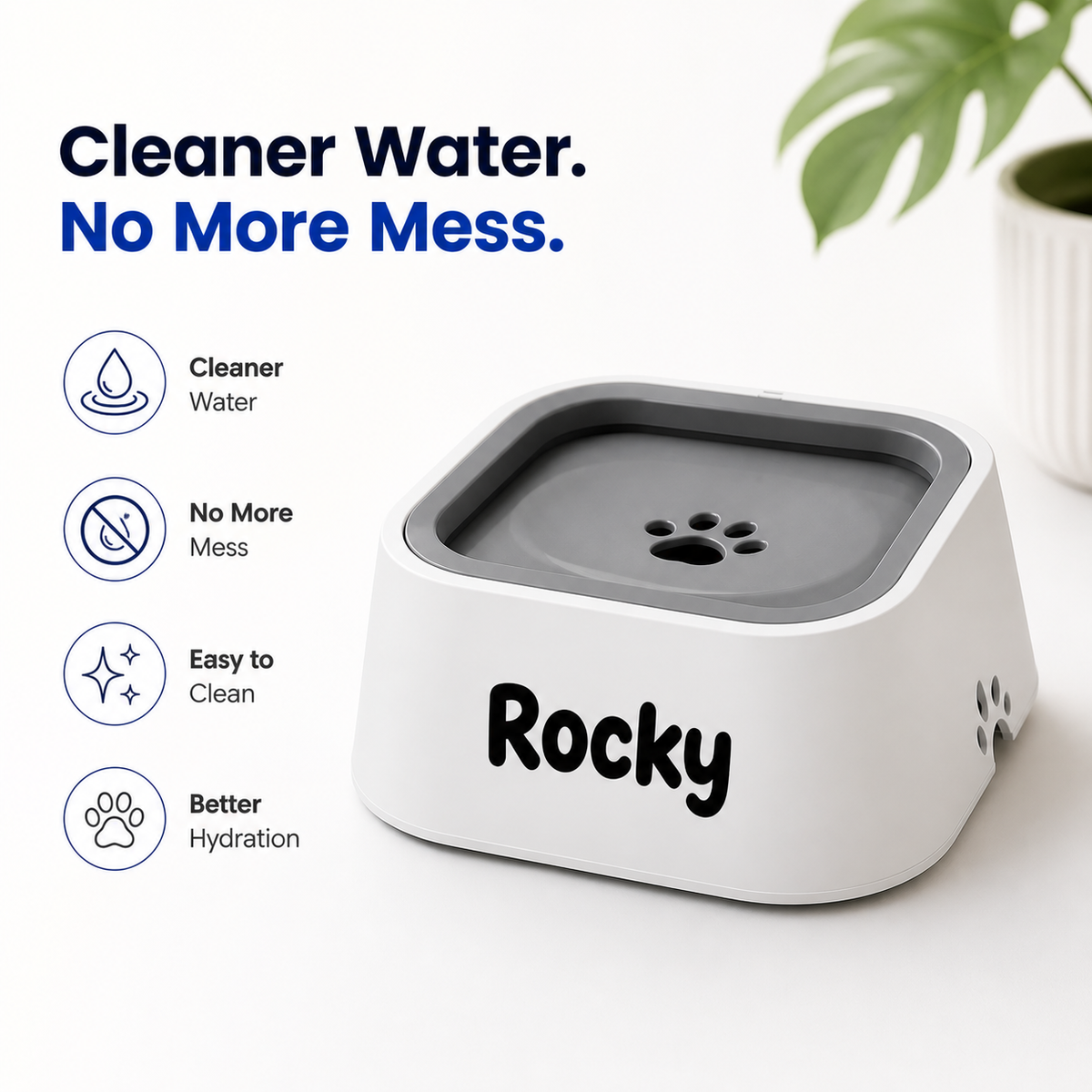No-Spill Dog Water Bowl