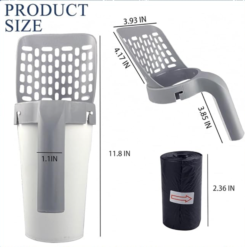 Portable Travel Cat Litter Scoop